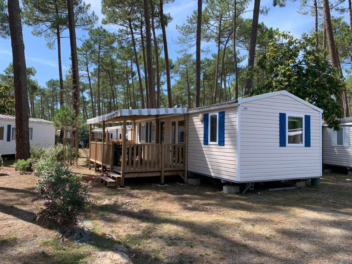 Mobil Home 6/8 Pers Les Dunes De Contis Saint-Julien-en-Born Exteriör bild
